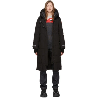 Shop Canada Goose Black Elmwood Parka In 61 Black