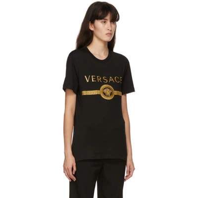VERSACE 黑色 VINTAGE MEDUSA T 恤