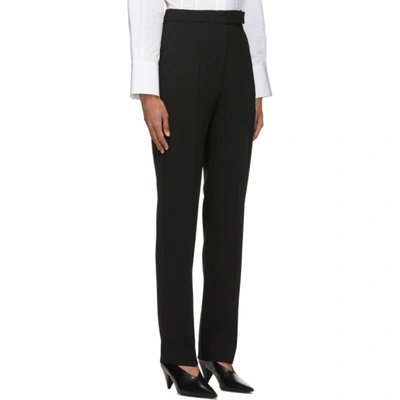 Shop Partow Black Wool Anita Trousers