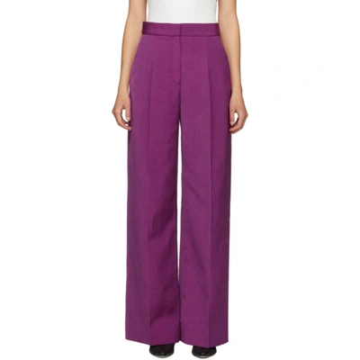 Shop Partow Purple Sands Trousers In Orchid