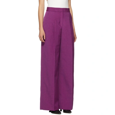 Shop Partow Purple Sands Trousers In Orchid