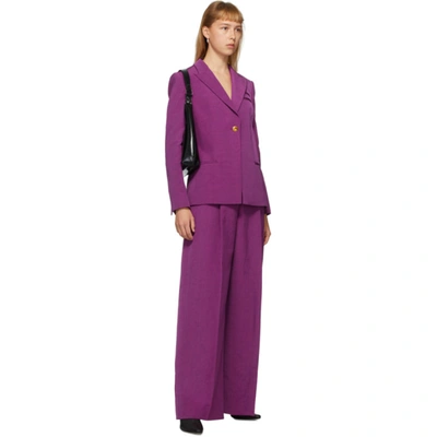 Shop Partow Purple Sands Trousers In Orchid