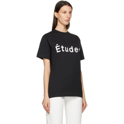 ETUDES 黑色 WONDER “ETUDES” T 恤