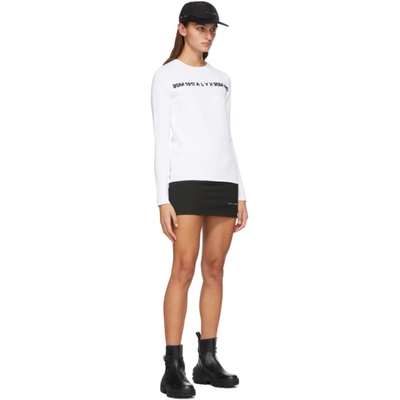 Shop Alyx White & Black 3d Logo Sweater In Wth0001 Whi