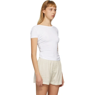 Shop Jacquemus Ssense Exclusive White 'le T-shirt Sprezza' T-shirt In Optic White