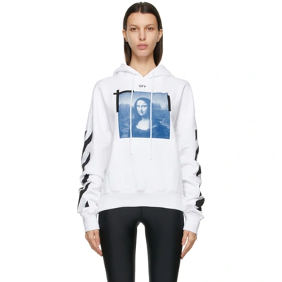 Shop Off-white White Mona Lisa Hoodie