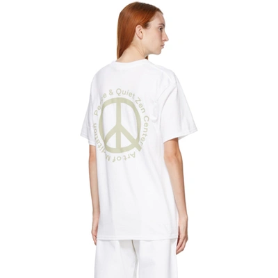 Shop Museum Of Peace And Quiet White 'zen Center' T-shirt