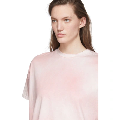 Shop Moncler Pink Shaded T-shirt In 500 Pink