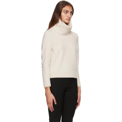Totême Off-white Wool & Cashmere Prati Turtleneck In 150 Shell