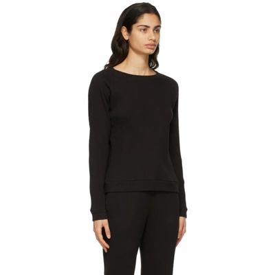 Shop Baserange Black Basic Sweatshirt