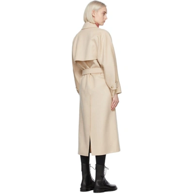 Shop Max Mara Beige Camel Osol Coat In 002 Albino