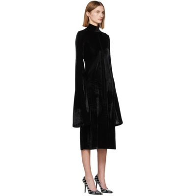 Shop Vetements Black Star Wars Edition Velvet Kylo Ren Dress