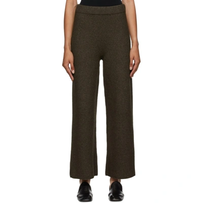 Shop Arch The Brown Cashmere And Wool Lounge Pants In D Brown