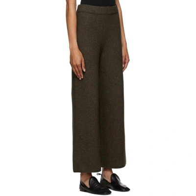 Shop Arch The Brown Cashmere And Wool Lounge Pants In D Brown
