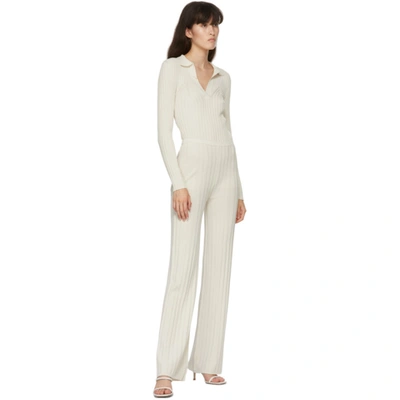 Shop Totême Off-white Cour Lounge Pants In 160 Ivory