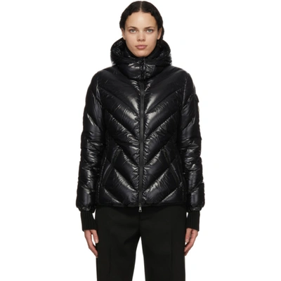 Shop Moncler Black Down Brouel Jacket In 999 Black