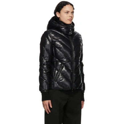 Shop Moncler Black Down Brouel Jacket In 999 Black