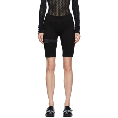 Shop Alyx 1017  9sm Black Cycling Shorts In 001 Black
