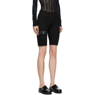 Shop Alyx 1017  9sm Black Cycling Shorts In 001 Black