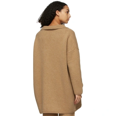 Shop Khaite Beige Sebastian Sweater In 910 Camel