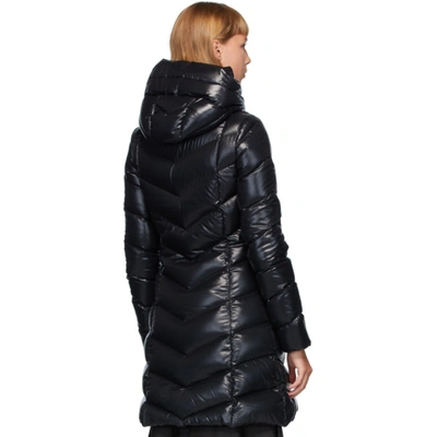Shop Moncler Black Down Marus Coat In 999 Black
