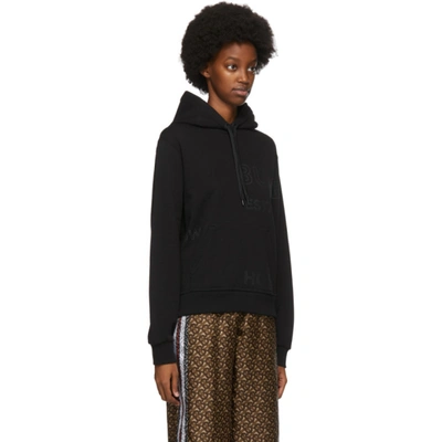 Burberry Horseferry-print Hoodie In Black | ModeSens