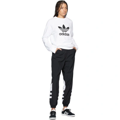 Shop Adidas Originals Black Big Logo Track Pants