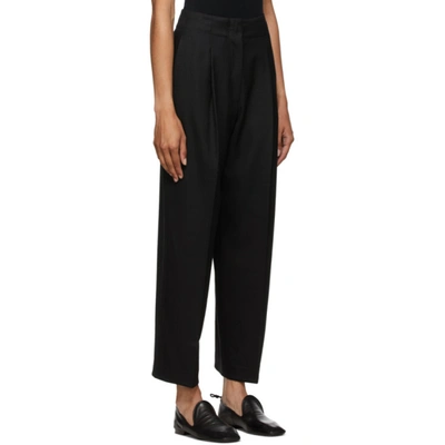 Shop Arch The Black Wool Trousers