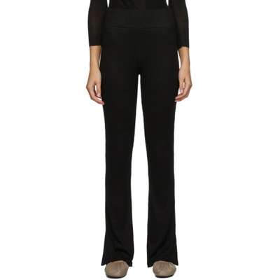 Shop Rag & Bone Black 'the Knit Rib' Lounge Pants