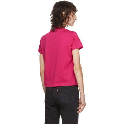 Shop Opening Ceremony Pink Box Logo T-shirt In Amethyst