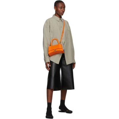 Shop Balenciaga Taupe Swing Shirt In 9506 Sand B