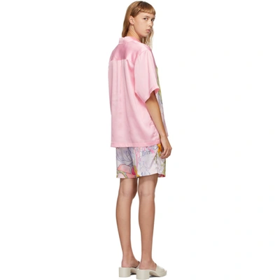 Shop Im Sorry By Petra Collins Ssense Exclusive Pink Graphic Shirt & Shorts Set In Pink + Mult