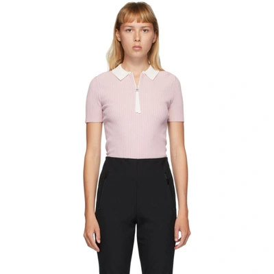 Shop Rag & Bone Pink Cadee Polo In 682 Mlbrysp