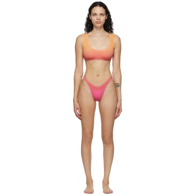 Shop Bound By Bond-eye Pink & Orange 'the Malibu' Bikini In Sunset