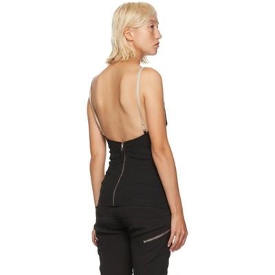 Shop Rick Owens Black Maillot Camisole In 09 Black