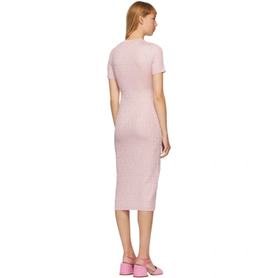 Shop Fendi Pink 'forever ' Dress In F052z Pink