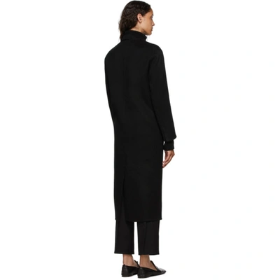 Shop Arch The Black Silk & Cashmere Coat