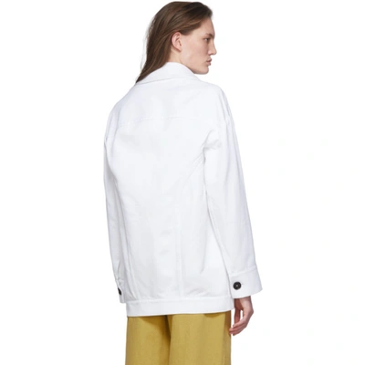 Shop Marni White Two Pocket Jacket In 00w01 White