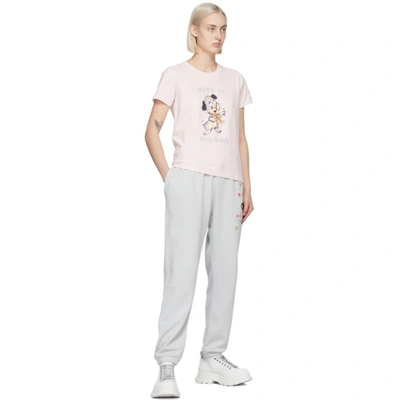 Shop Marc Jacobs Pink Magda Archer Edition 'we're In The Shit' T-shirt In 680 Ltpink