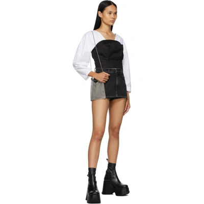 Shop Pushbutton Ssense Exclusive Black Miniskirt Shorts