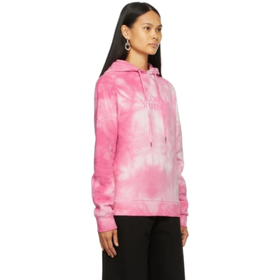 Shop Rabanne Pink Peter Saville Edition 'lose Yourself' Hoodie In P682 Rose