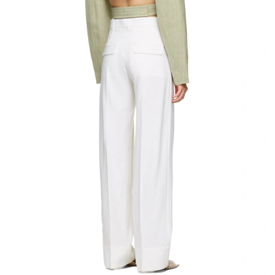 JACQUEMUS 白色 LE PANTALON LOYA 长裤