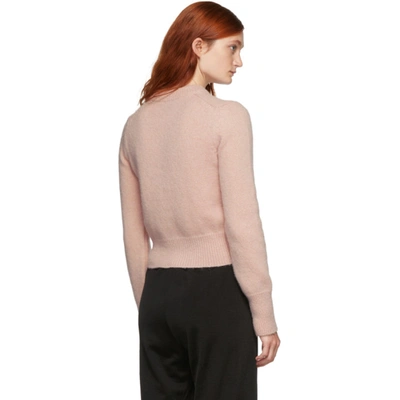 Shop Ami Alexandre Mattiussi Pink Pullover Alpaca Wool Sweater In 650 Rose