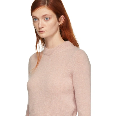 Shop Ami Alexandre Mattiussi Pink Pullover Alpaca Wool Sweater In 650 Rose