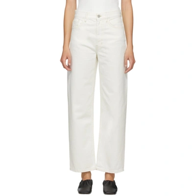 Shop Partow White Meyer Jeans In Natural