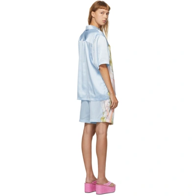 Shop Im Sorry By Petra Collins Ssense Exclusive Blue Graphic Shirt & Shorts Set