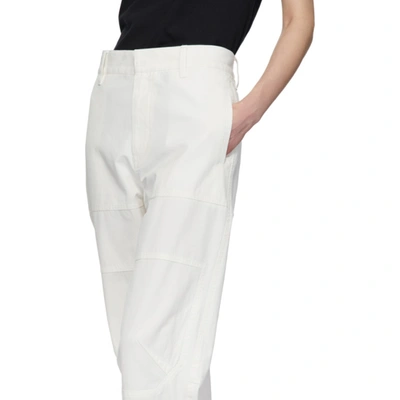 Shop Ambush White Cargo Trousers