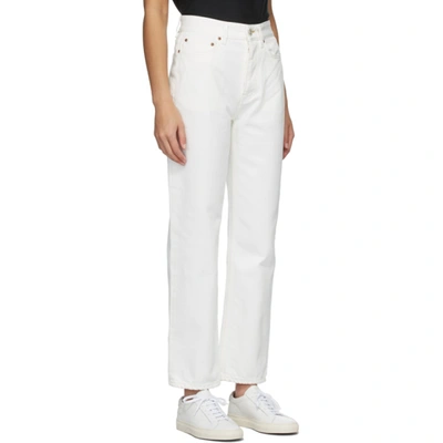 Shop Won Hundred White Pearl Jeans