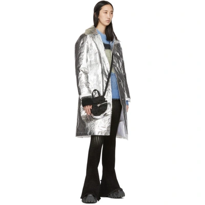 Shop Ienki Ienki Ssense Exclusive Silver Woolmark Mac Coat In Verter Silv