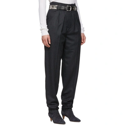 Shop Isabel Marant Grey Wool Magali Trousers In 02an Antrac